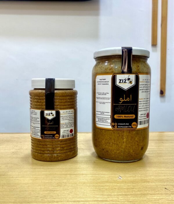 Amlou aux amandes, miel et huile d’argan